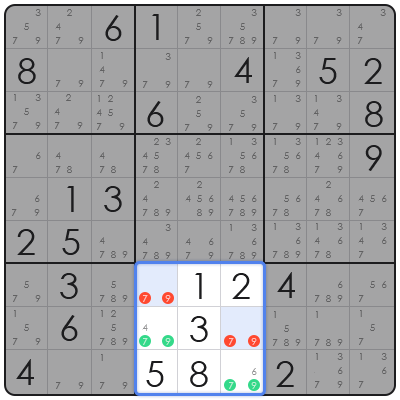 sudoku hidden singles method